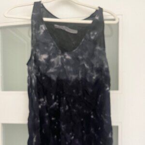 RAQUEL ALLEGRA SILK CAMI  SUBTLE TIE DYE TANKTOP
